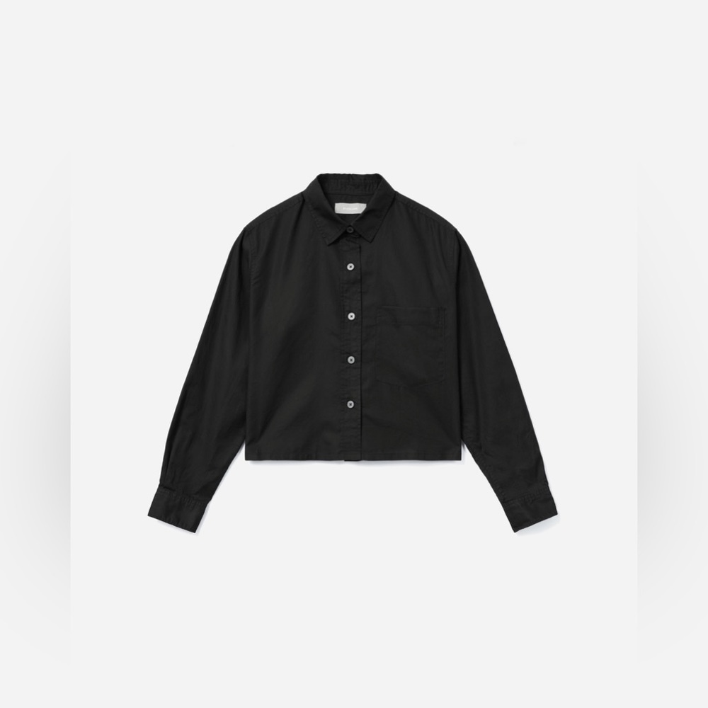 NWOT Everlane The Silky Cotton Way-Short Shirt